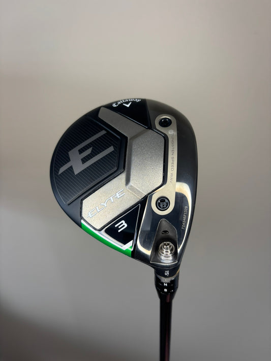 Photo of Callaway Elyte 3-Wood 15° Extra Stiff Flex Hzrdus Black 80G Tx