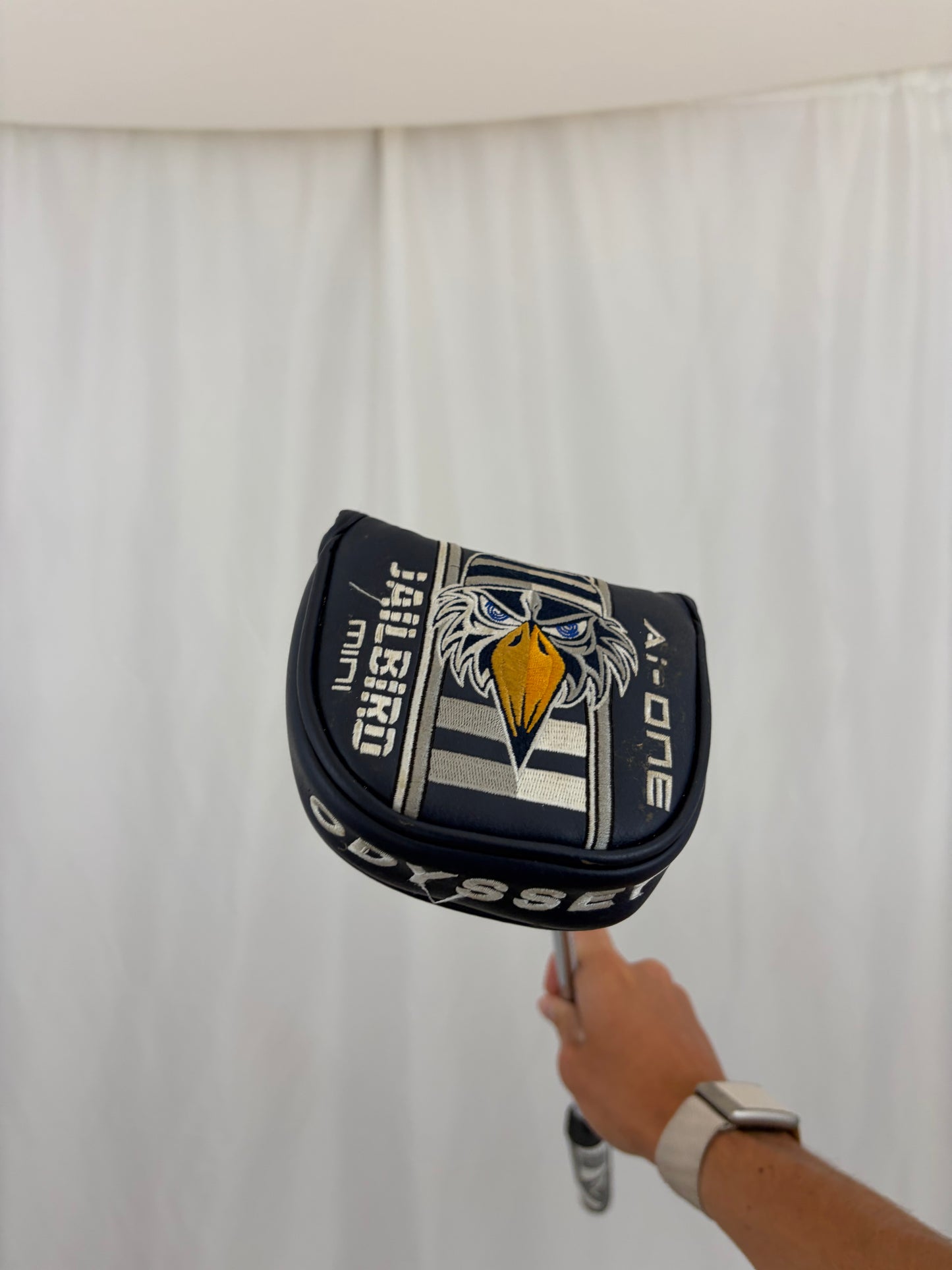Odyssey Ai-One Jailbird Mini DB Putter Stroke Lab 34″ +HC NICE