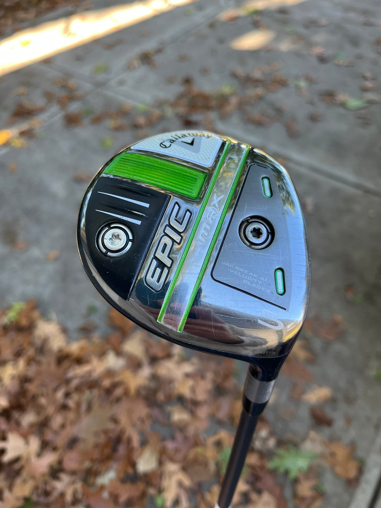 Callaway Epic Max 5-Wood Cypher Fifty Senior Flex 42.25″ +HC NICE