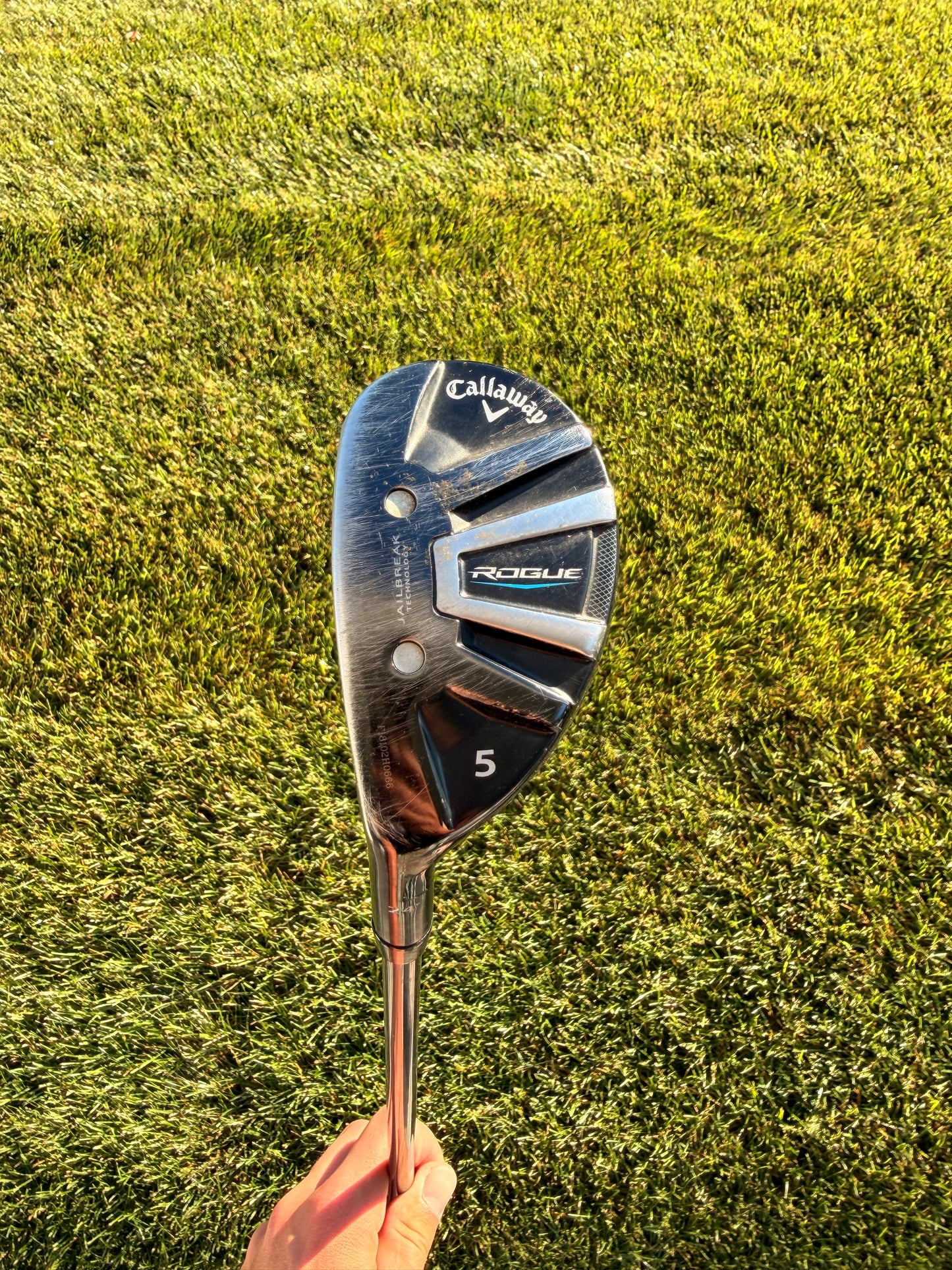 Callaway Rogue 5 Hybrid 24° Aldila Synergy 60g Regular Flex Lefty 39.5"