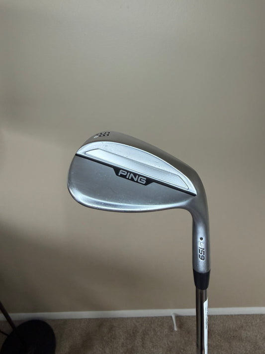 Ping s159 Chrome Lob Wedge 58° / 8 Black Dot Z-Z115 Wedge Flex 35″ MINT