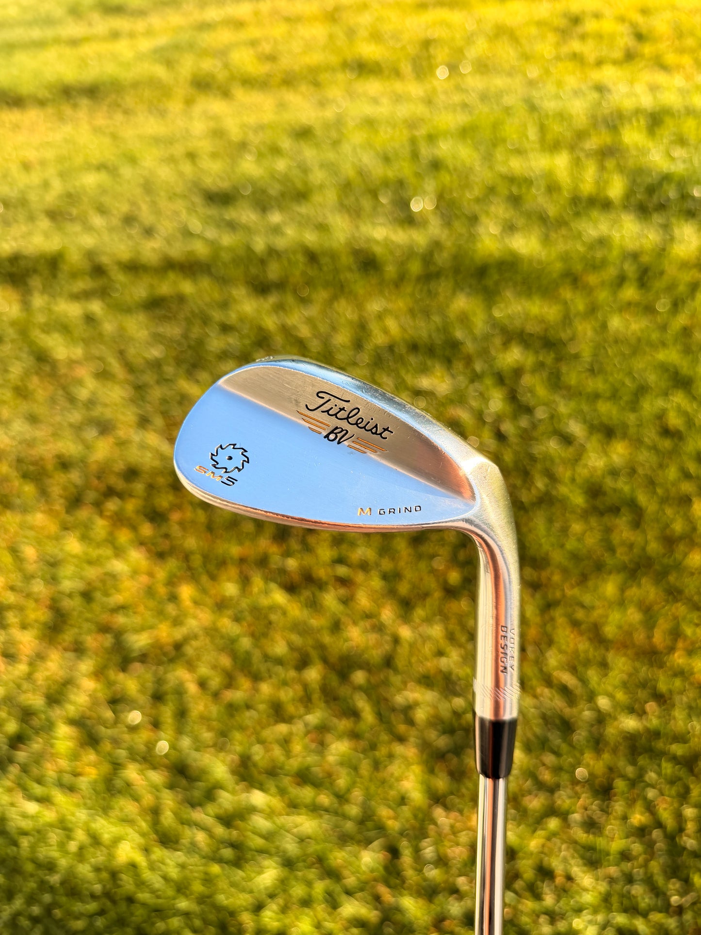 Titleist Vokey SM5 Tour Chrome Lob Wedge 58° / 8 Stock Wedge Flex 35" NICE
