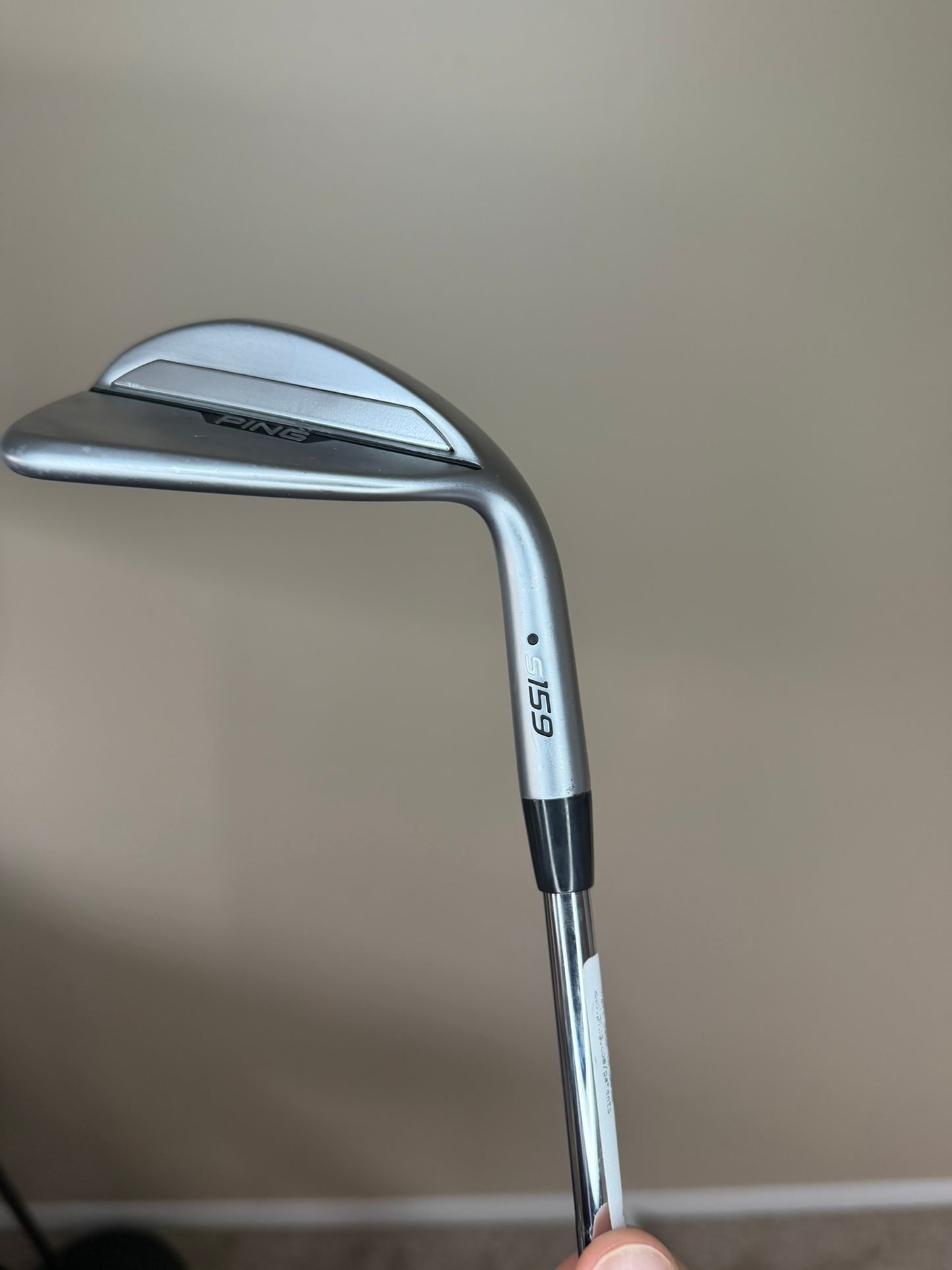 Ping s159 Chrome Lob Wedge 58° / 8E Black Dot Z-Z115 Wedge Flex 35″ MINT