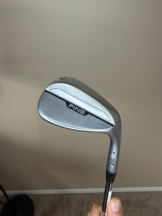 Ping s159 Chrome Lob Wedge 58° / 8B Black Dot Z-Z115 Wedge Flex 35″ MINT
