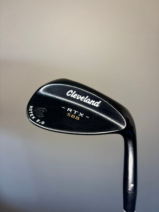 Cleveland 588 RTX 2.0 Black Satin SW 56° / 8 KBS C-Taper 120 Stiff Flex 36″ NICE