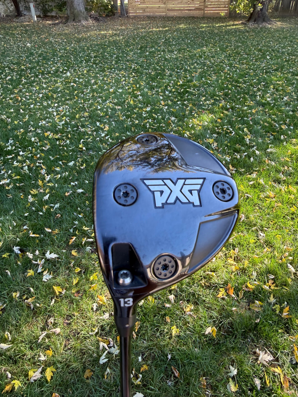 PXG Secret Weapon Mini Driver 13° Tensei AV White X-Stiff Flex Lefty 43.5" READ