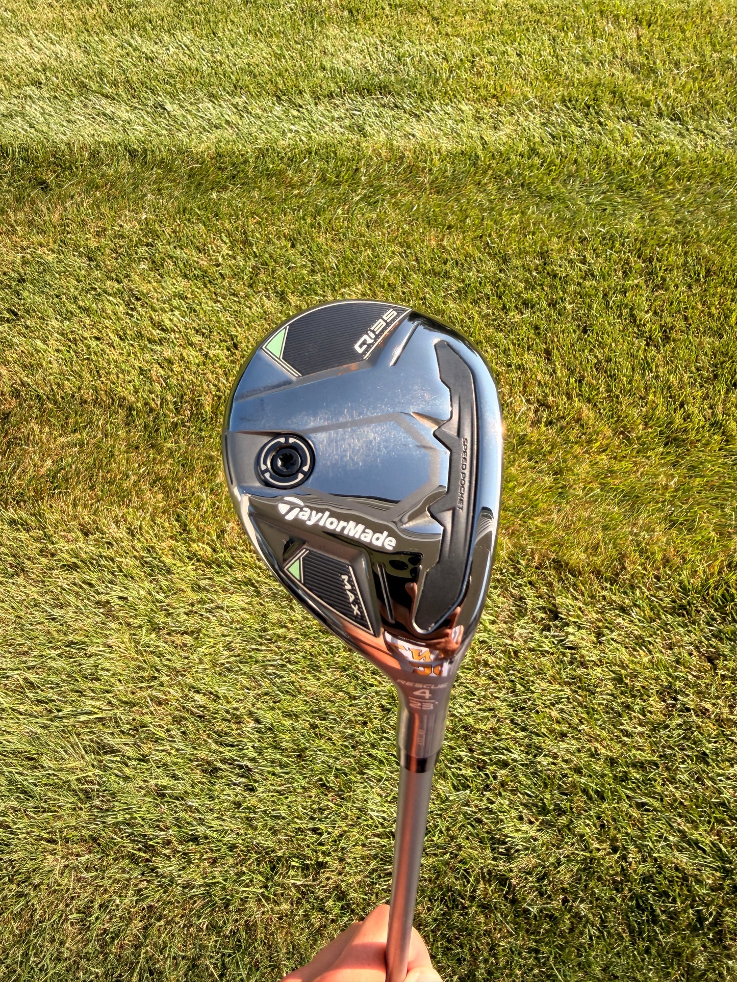 TaylorMade Qi35 MAX 4 Hybrid 23° Air Speeder 50g Regular Flex 40.25" +HC MINT