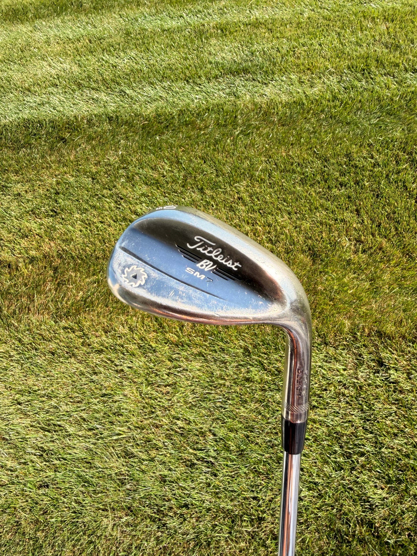 Titleist Vokey SM7 Brushed Steel Lob Wedge 60° / 10 Stock Wedge Flex 35" NICE