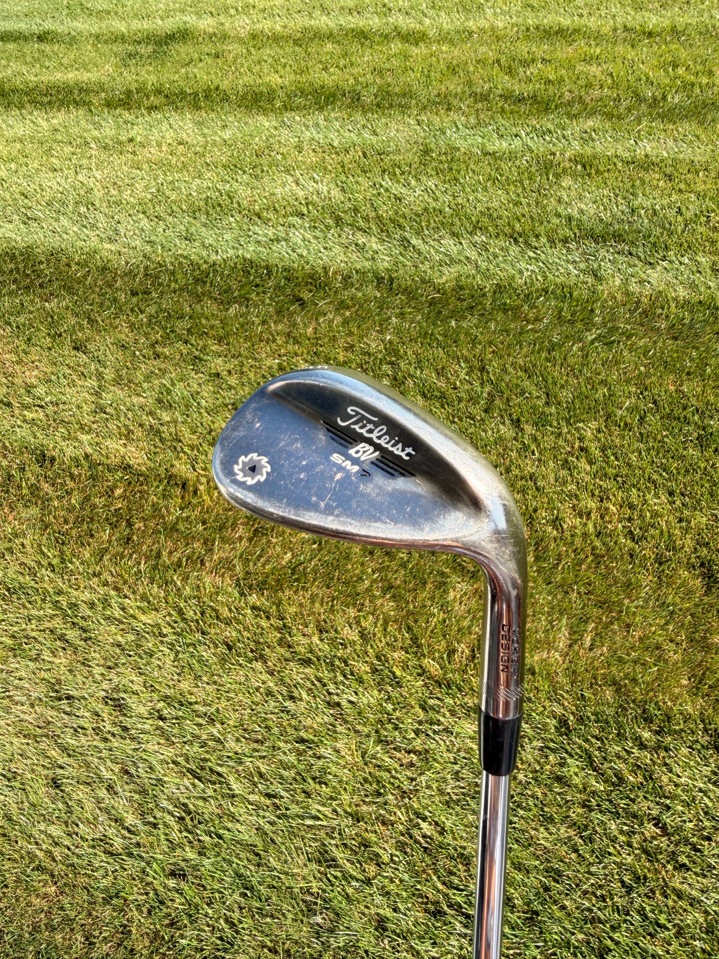 Titleist Vokey SM7 Brushed Steel Sand Wedge 56° / 10 Stock Wedge Flex 35.5" NICE