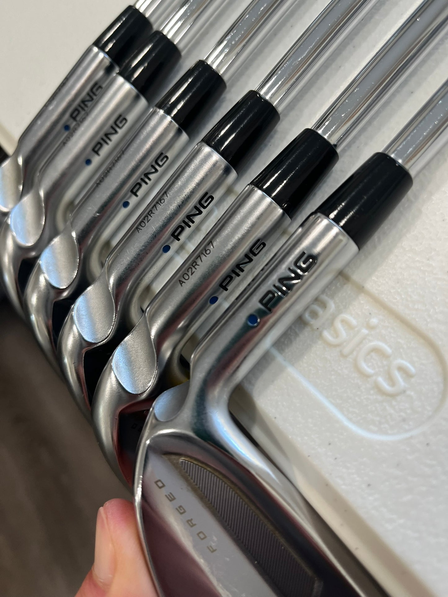 Ping i525 Iron Set 5-PW Blue Dot Elevate 95 Stiff Flex +1/4″ NICE