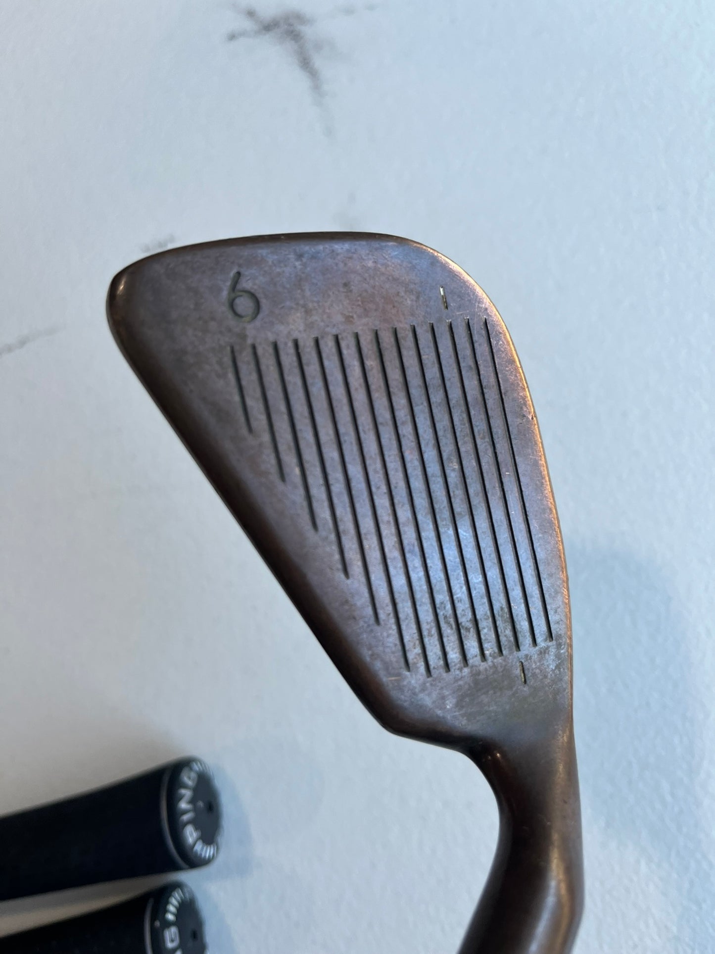 Ping ISI BeCu Iron Set 6-9 White Dot Cushin JZ Stiff Flex Lefty -1″ NICE