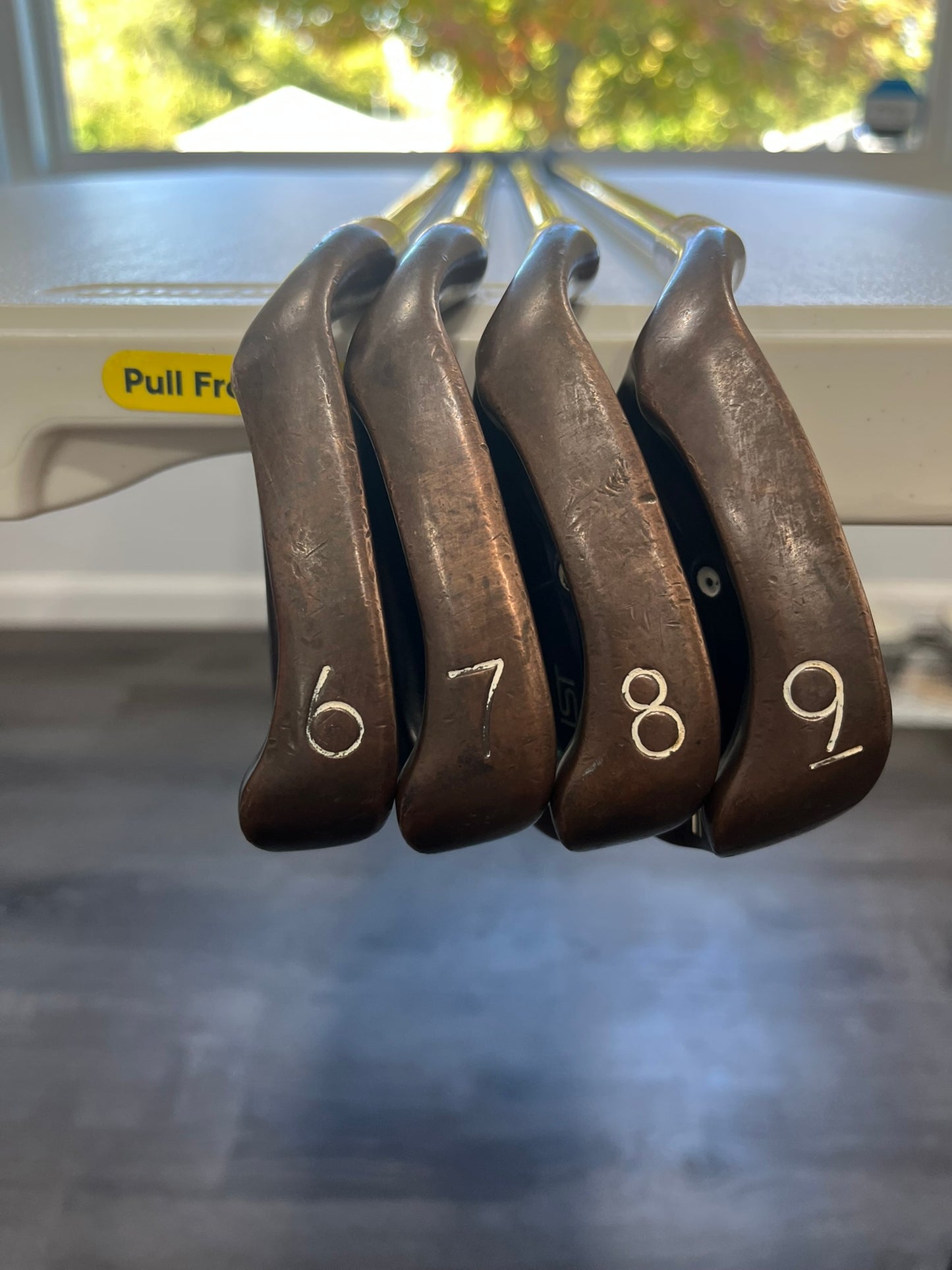 Ping ISI BeCu Iron Set 6-9 White Dot Cushin JZ Stiff Flex Lefty -1″ NICE