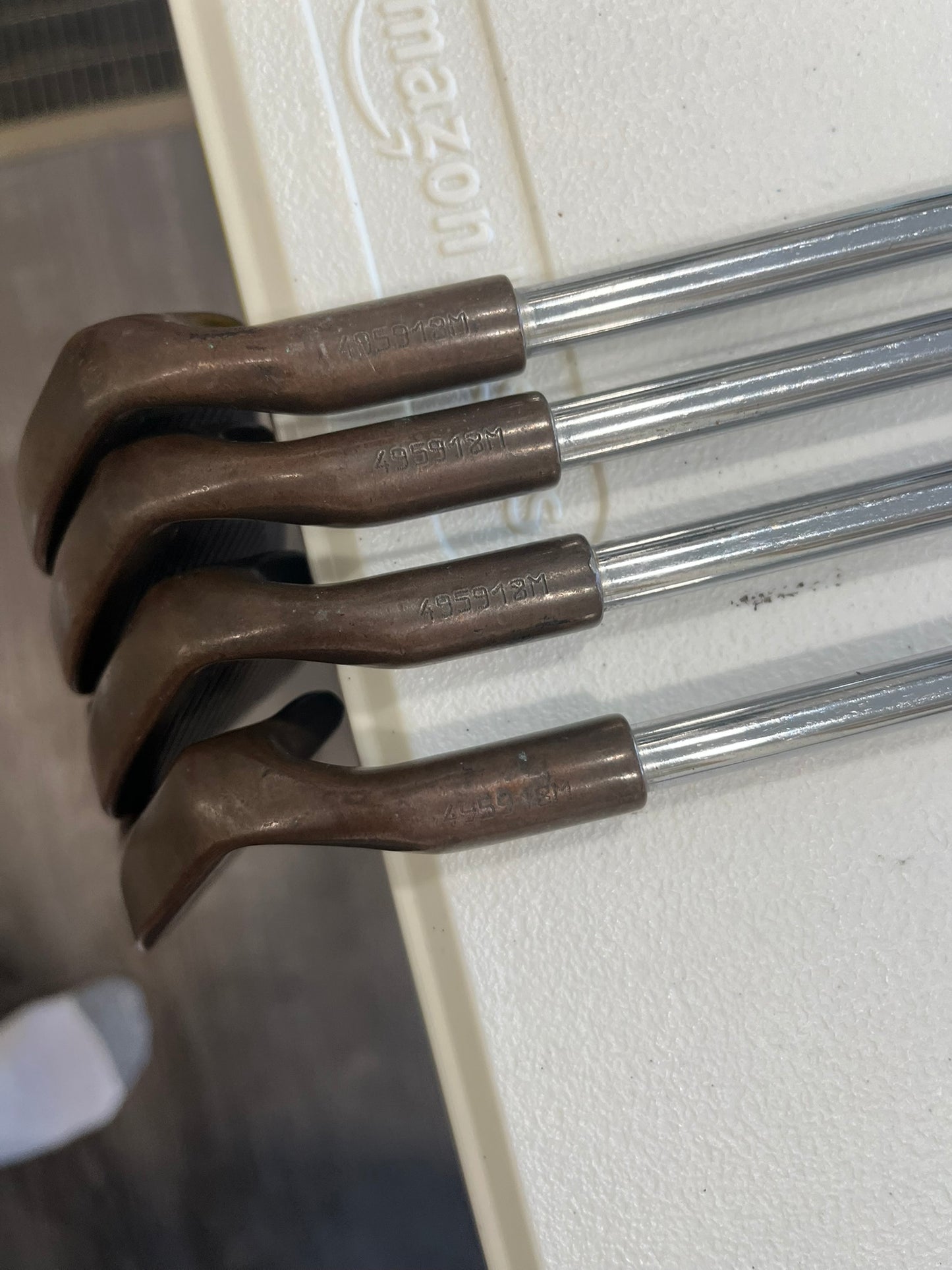 Ping ISI BeCu Iron Set 6-9 White Dot Cushin JZ Stiff Flex Lefty -1″ NICE