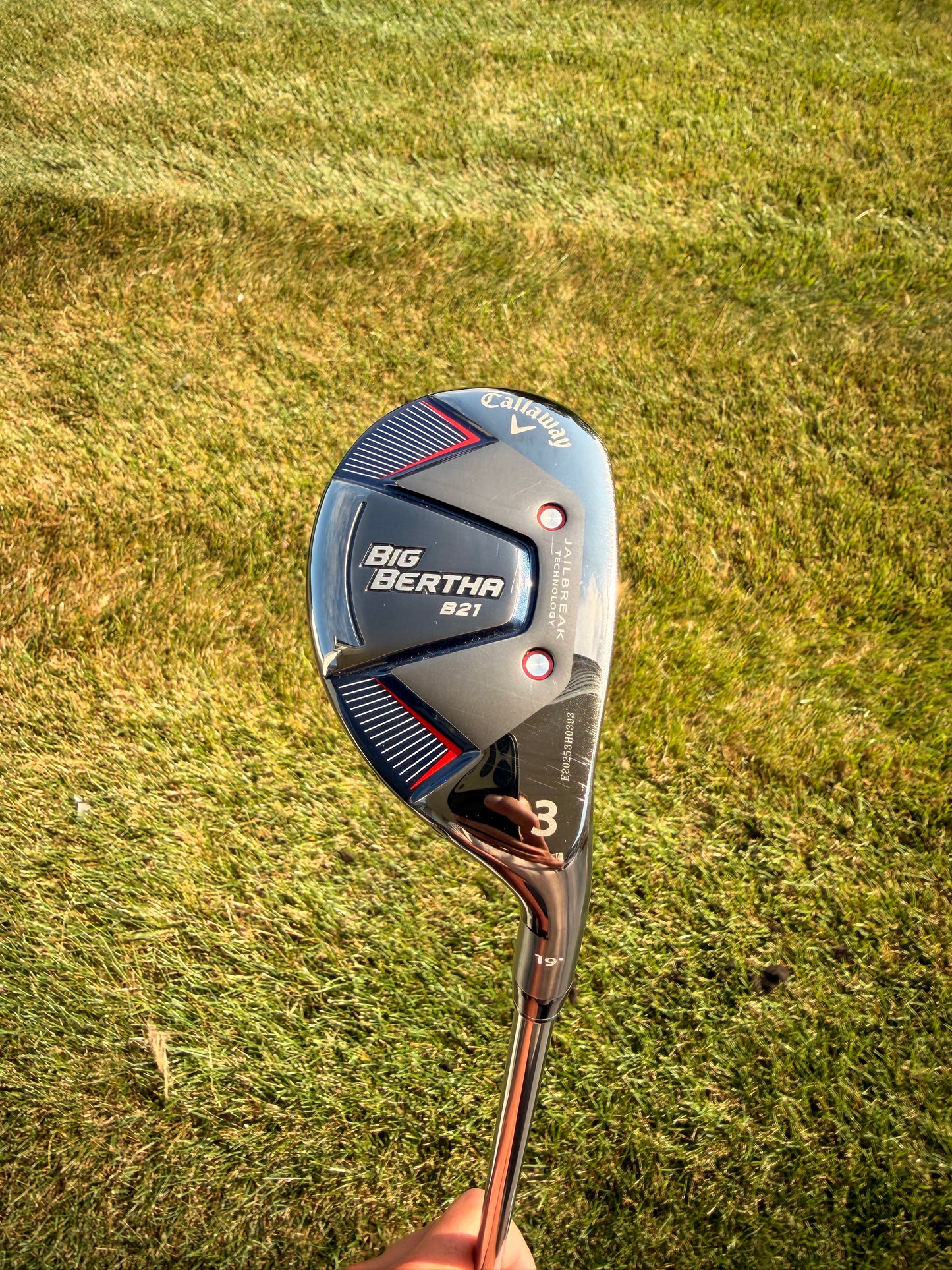 Callaway Big Bertha B21 3 Hybrid 19° RCH 65g Regular Flex 40.25" +HC NICE