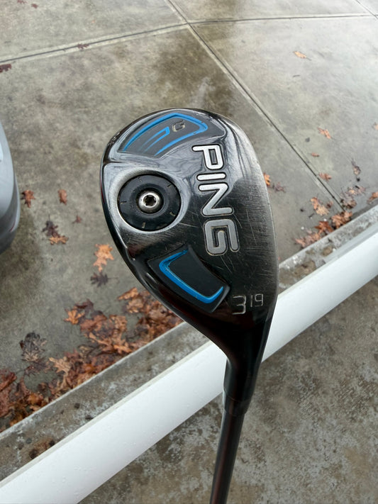 Ping 2016 G 3 Hybrid 19° Alta 70 Stiff Flex 40″