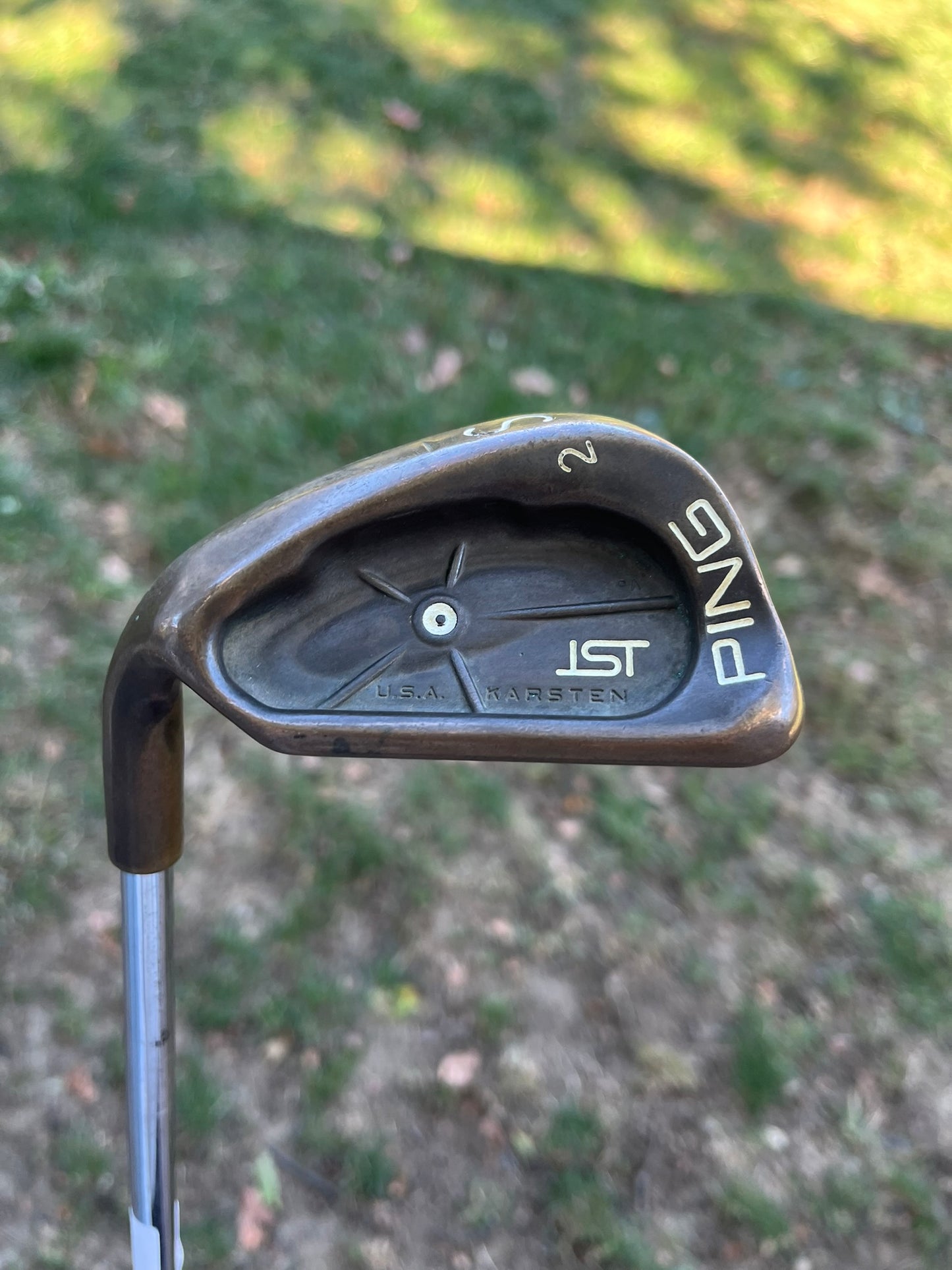 Ping ISI BeCu S2 Sand Wedge White Dot Cushin JZ Stiff Flex Lefty 34.5″ NICE