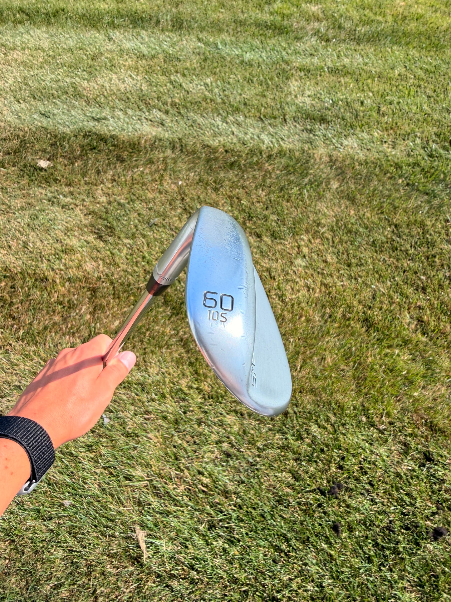 Titleist Vokey SM9 Tour Chrome Lob Wedge 60° / 10 Stock Wedge Flex 35" NICE