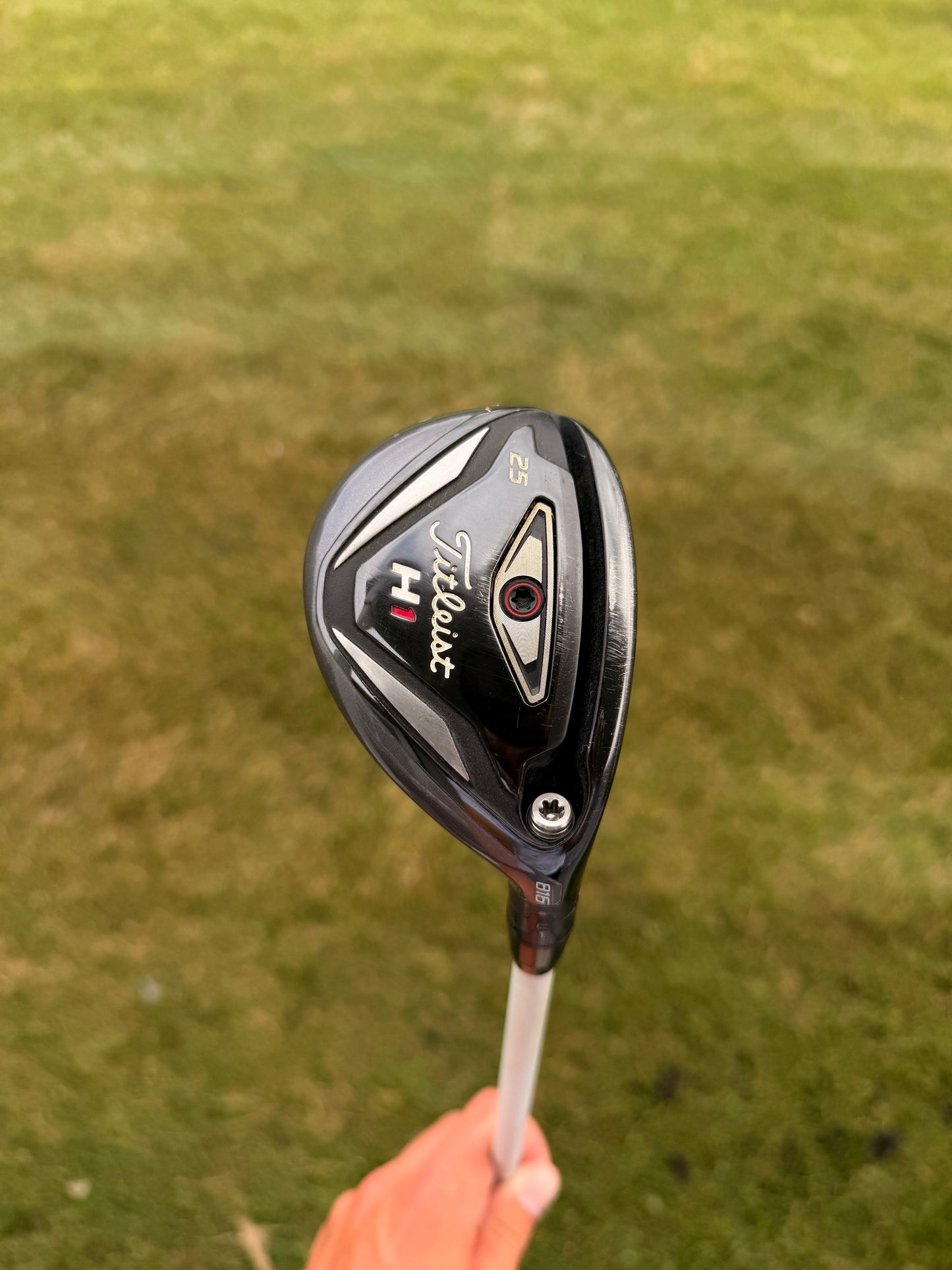 Titleist 816 H1 5 Hybrid 25° Motore Speeder Extra Stiff Flex 39.75" +HC NICE