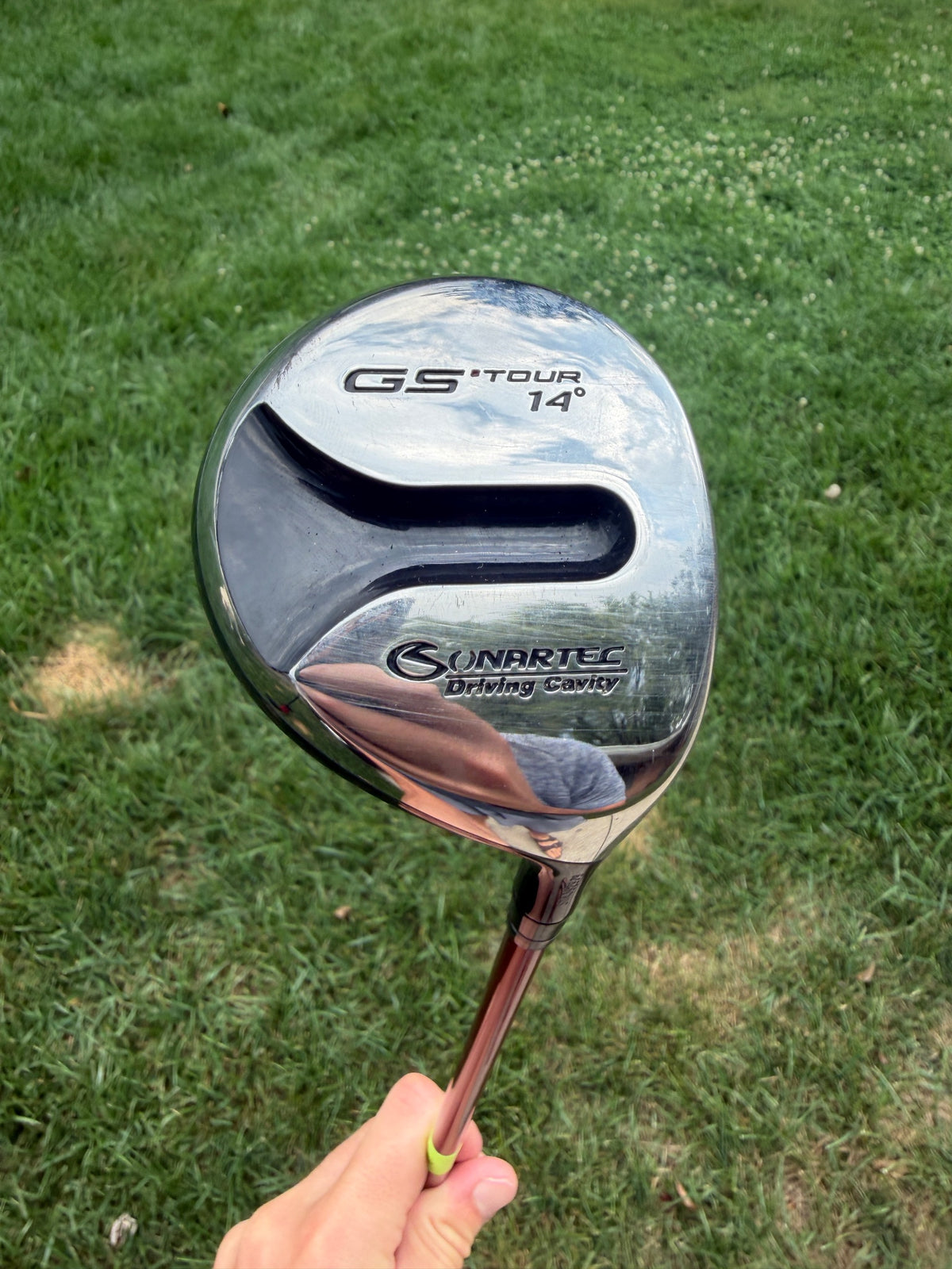 Sonartec GS Tour 3-Wood 14° Graphite Design Red Ice Stiff Flex 42.75" +HC NICE