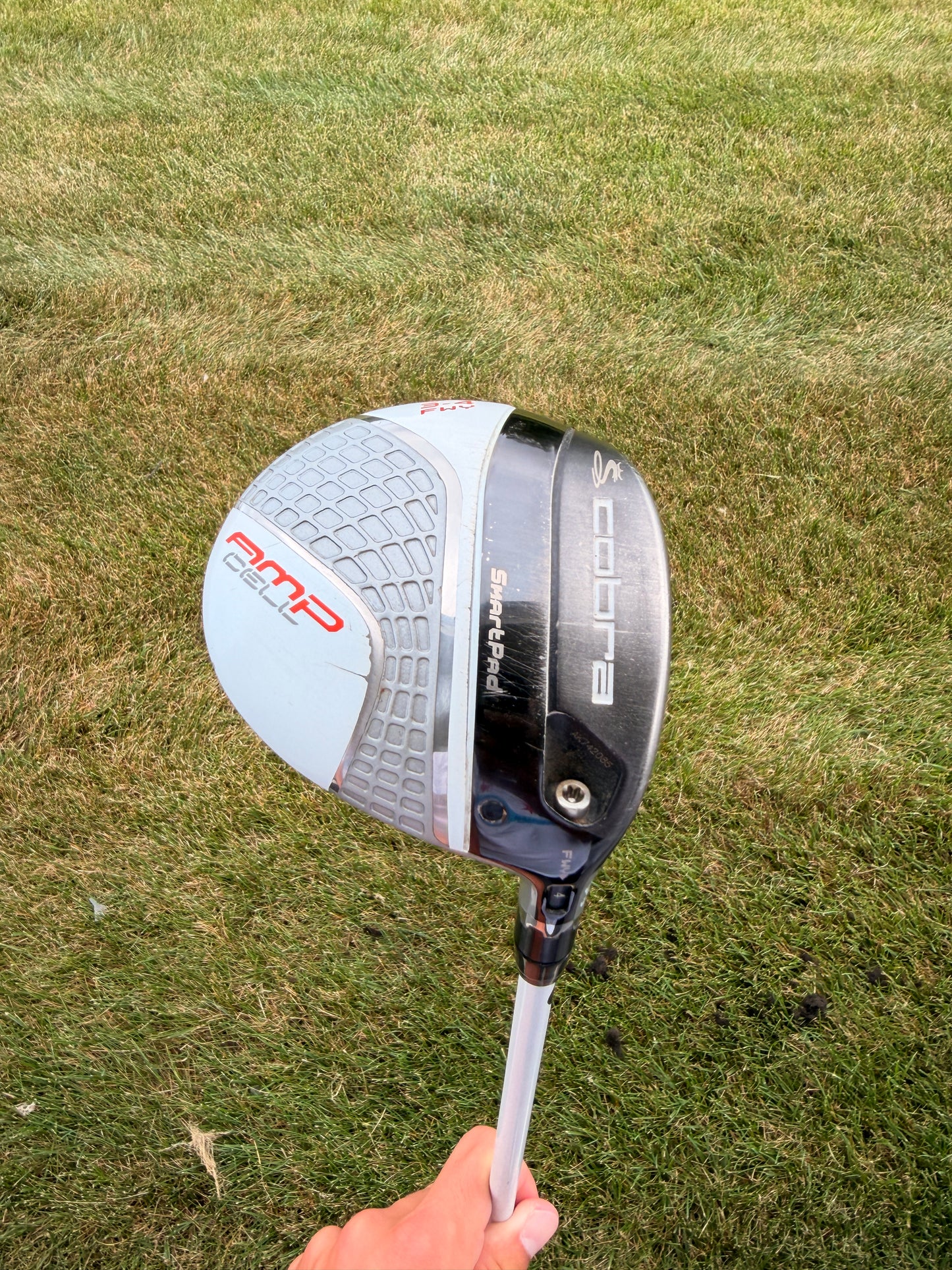 Cobra AMP Cell Silver 3-Wood Fujikura Fuel 63g Extra Stiff Flex 43" NICE