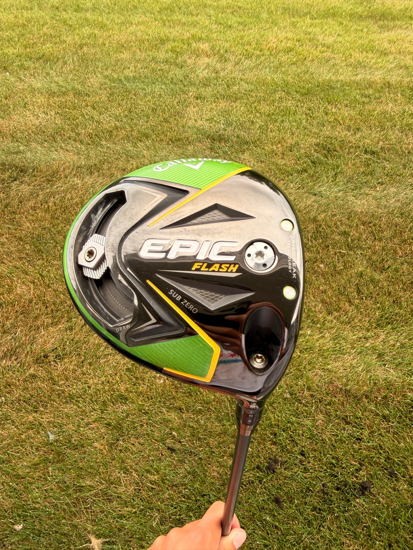 Callaway EPIC Flash Sub Zero Driver 9° HZRDUS 70g Extra Stiff Flex 45" NICE