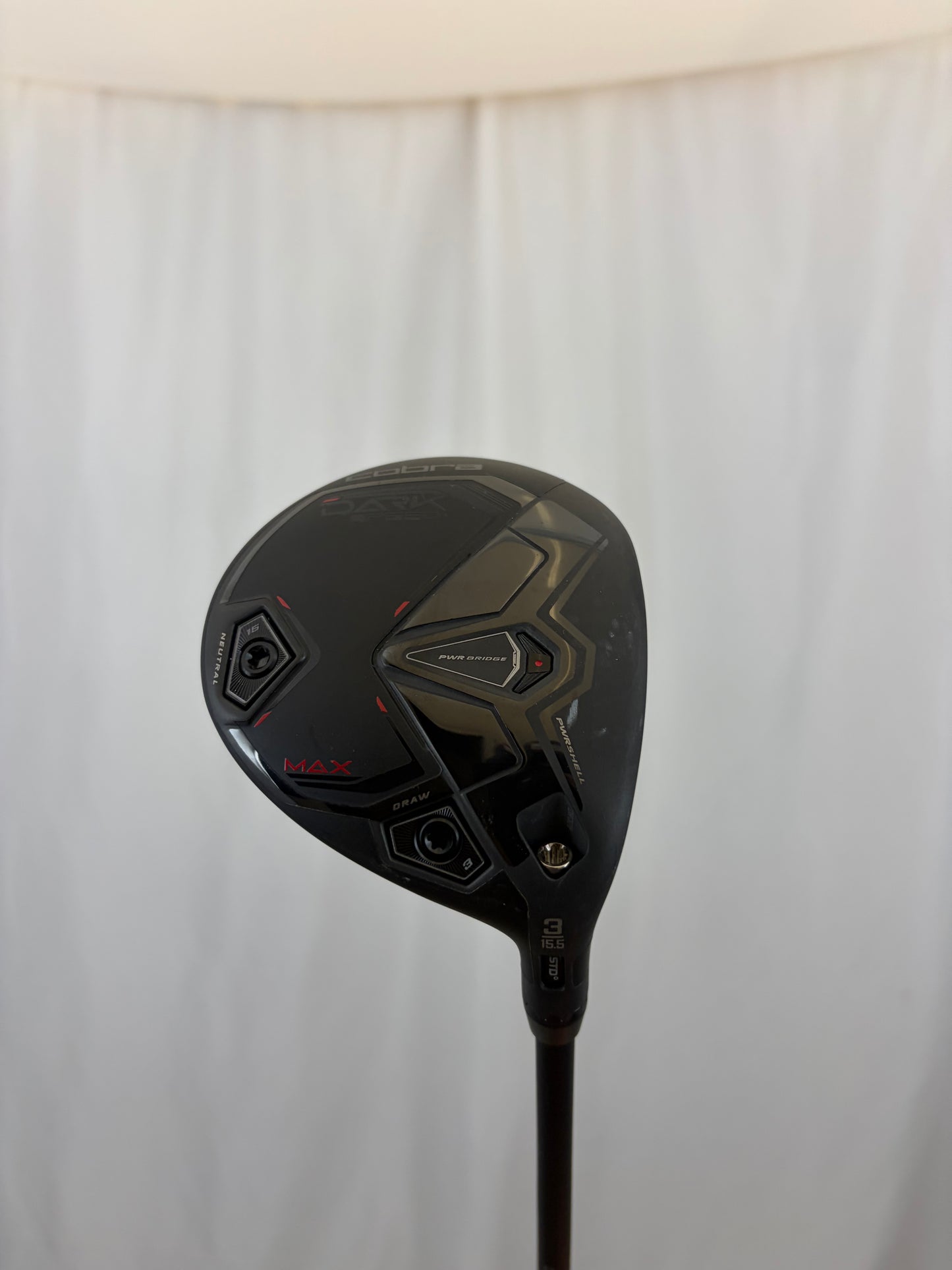 Cobra DarkSpeed MAX 3-Wood 15.5° HZRDUS CB Stiff Flex 42" NICE