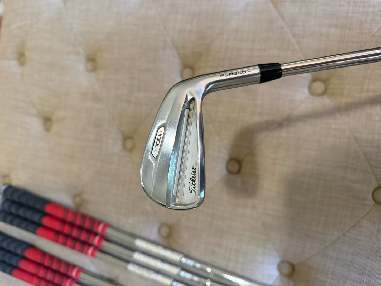 Photo of Titleist 2021 T100s Iron Set Stiff Flex Dg 105G S300