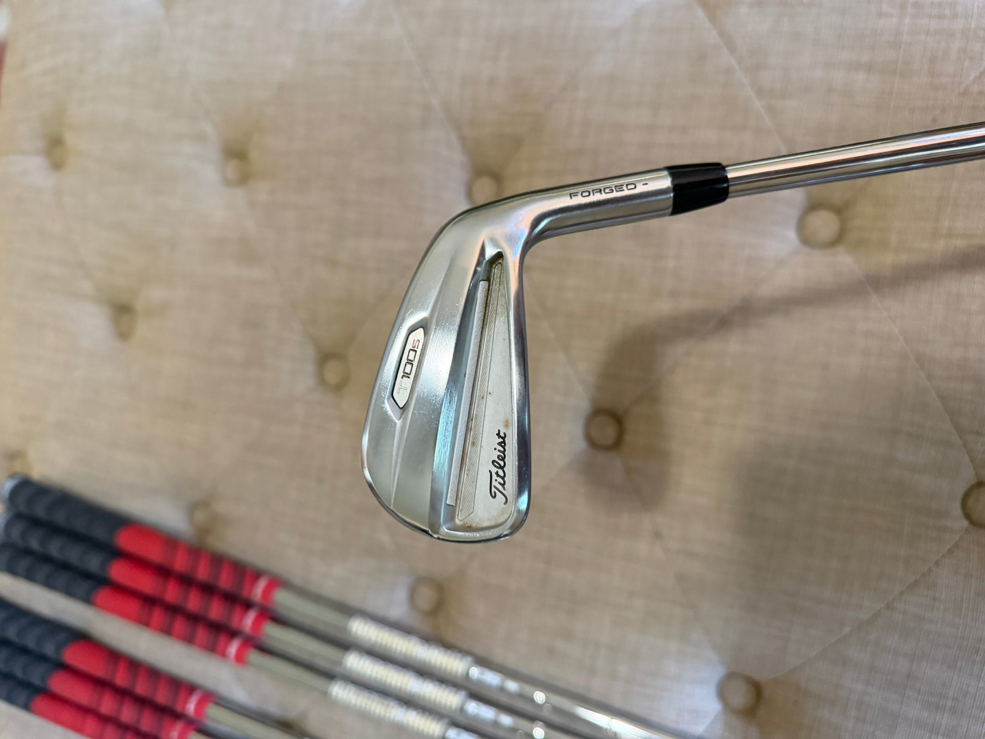 Photo of Titleist 2021 T100s Iron Set Stiff Flex Dg 105G S300