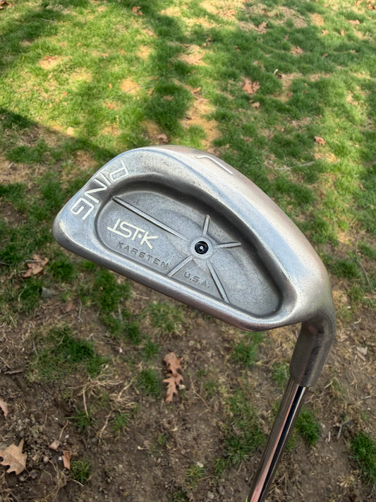 Ping ISI K Lob Wedge Black Dot Cushin JZ Stiff Flex 35.25″ NICE