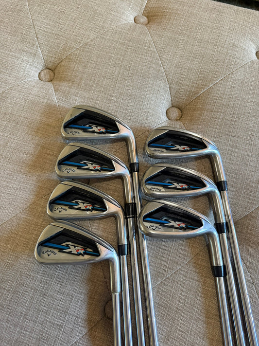 Photo of Callaway XR OS Iron Set Regular Flex Kbs Tour-V 100G