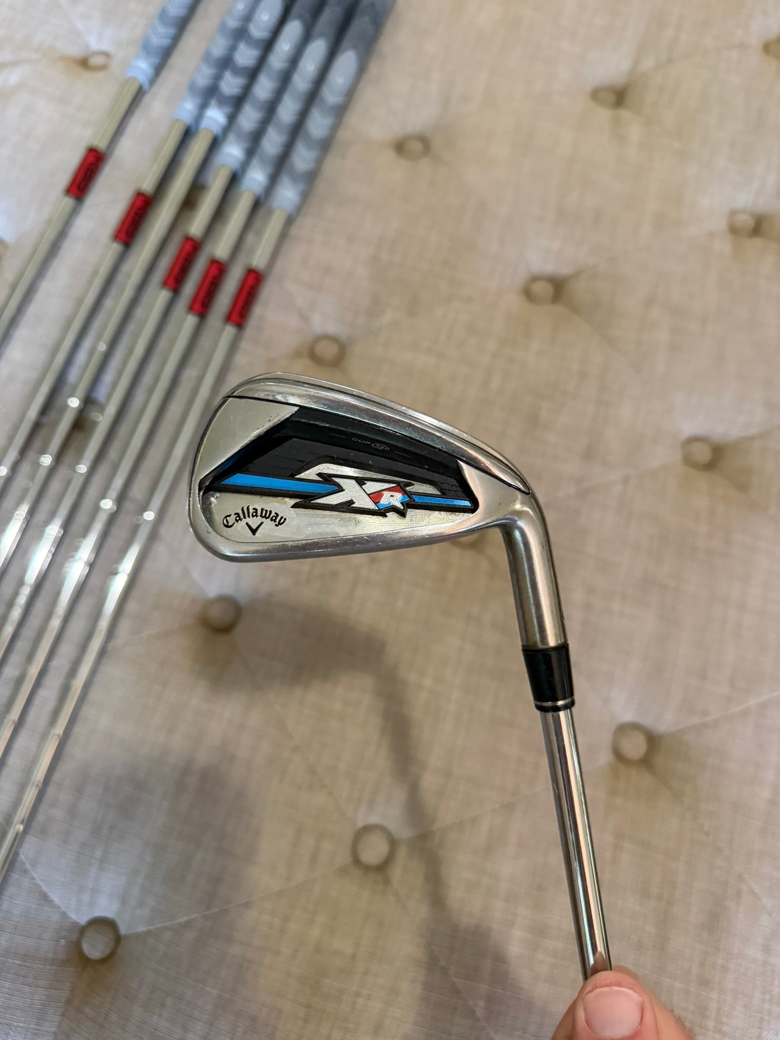 Photo of Callaway XR OS Iron Set Regular Flex Kbs Tour-V 100G