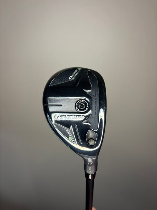 Taylormade Qi35 Rescue 2 Hybrid 17° Kai'li Blue HY 85 Stiff Flex 41″ MINT