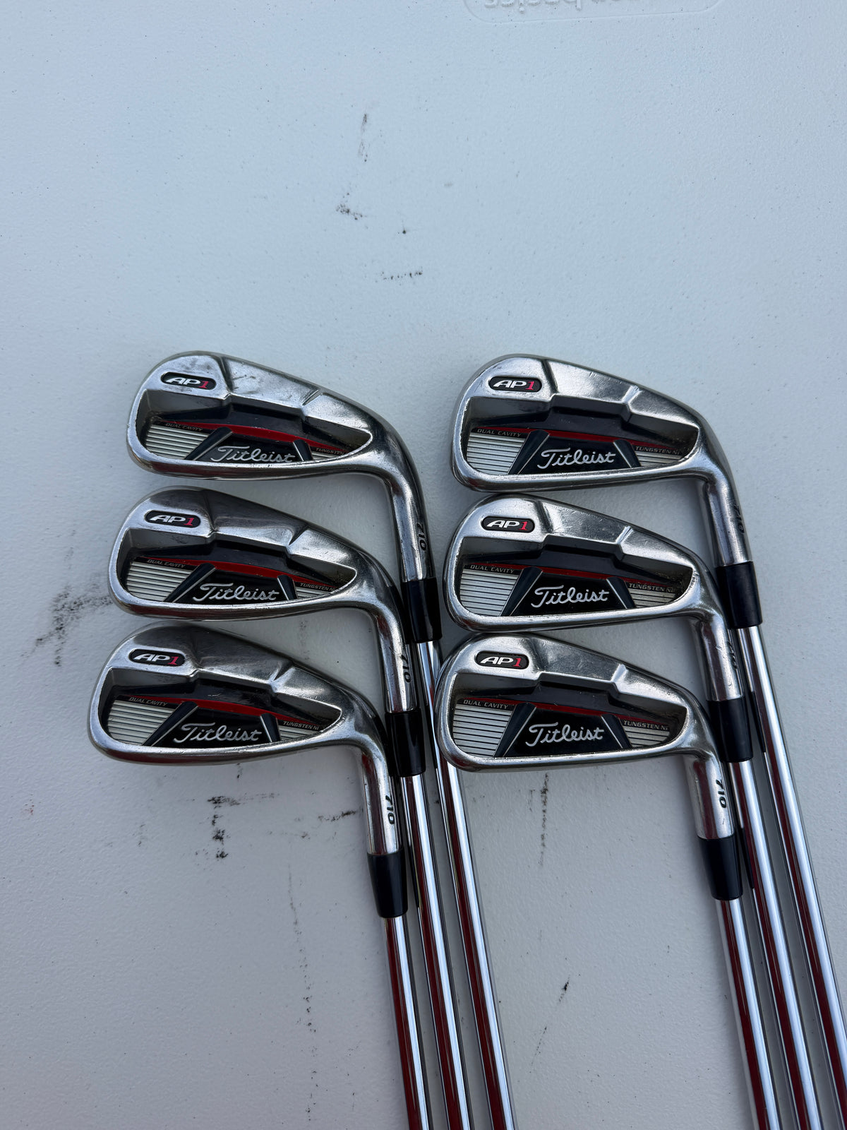 Titleist 710 AP1 Iron Set 5-PW NS Pro 105T Stiff Flex NICE