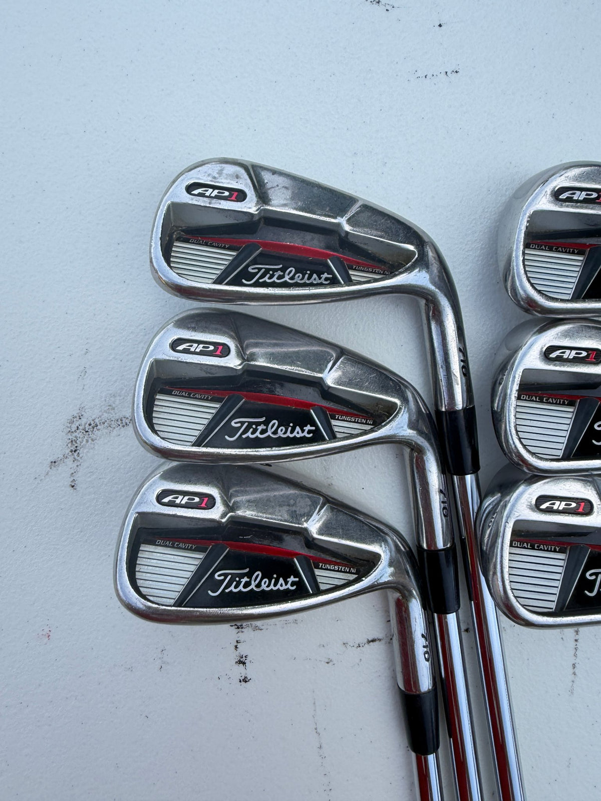 Titleist 710 AP1 Iron Set 5-PW NS Pro 105T Stiff Flex NICE — photo 2