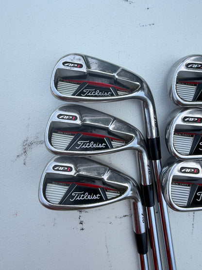 Titleist 710 AP1 Iron Set 5-PW NS Pro 105T Stiff Flex NICE — photo 2