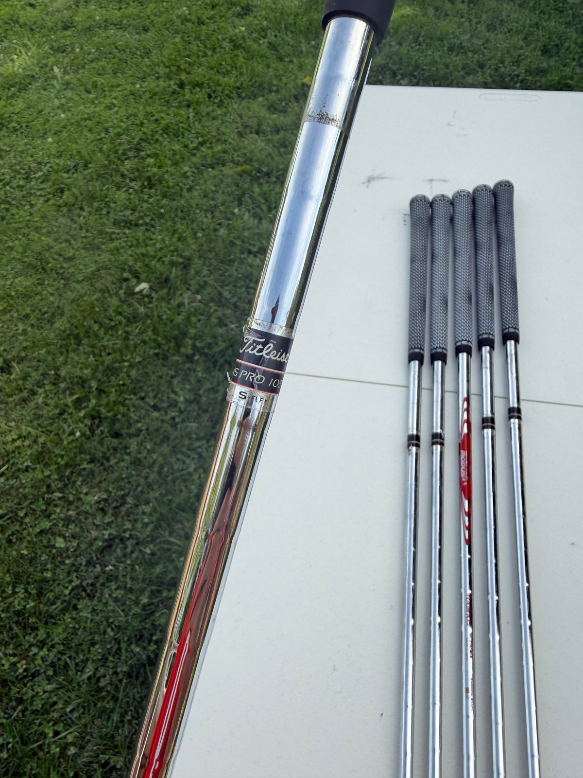 Titleist 710 AP1 Iron Set 5-PW NS Pro 105T Stiff Flex NICE — photo 13
