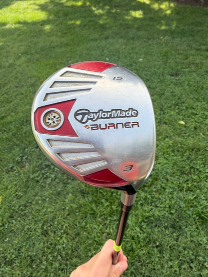 TaylorMade 2007 Burner Steel 3-Wood 15° Reax 50 Regular Flex 42.75"