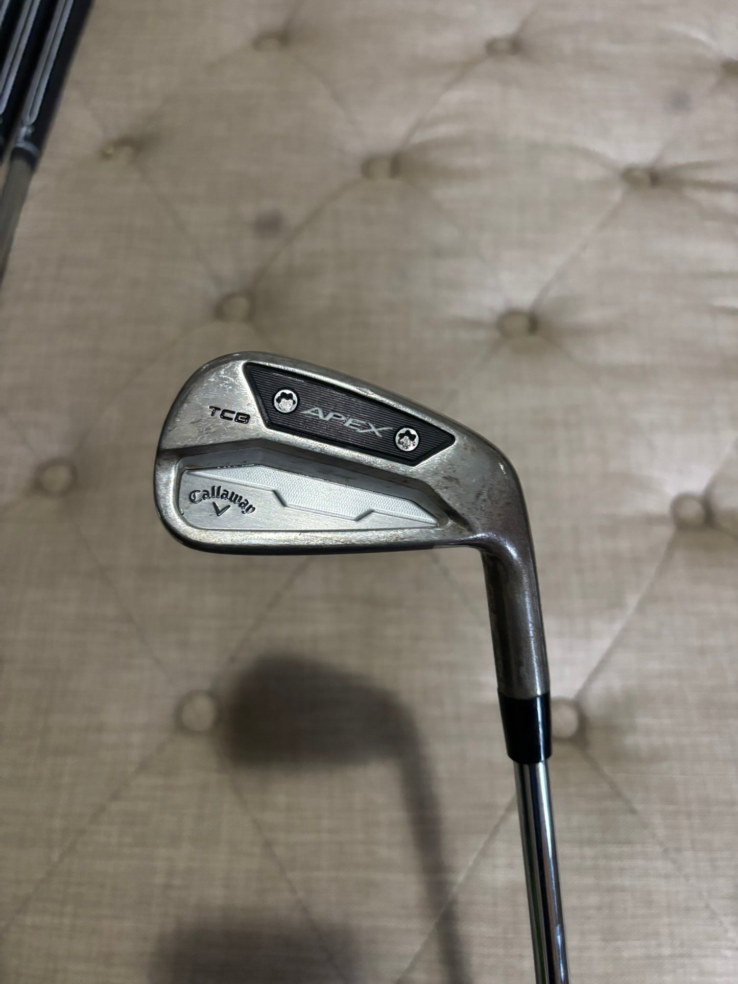 Callaway 2024 Apex TCB Raw Iron Set 4-PW TT DG X100 Extra Stiff Flex +1/4″ NICE