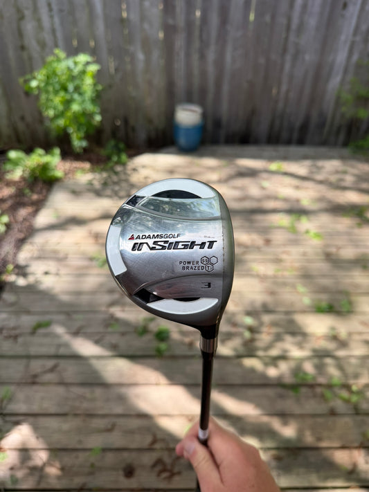 Adams Insight 3-Wood Aldila G75 Stiff Flex 42.5″ NICE