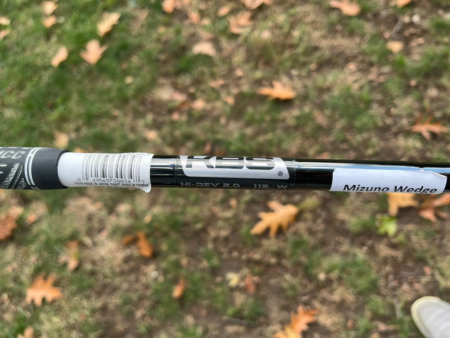 Mizuno Pro T-1 Black Ion Lob Wedge 60° / 10 KBS Wedge Flex 35.25″ MINT