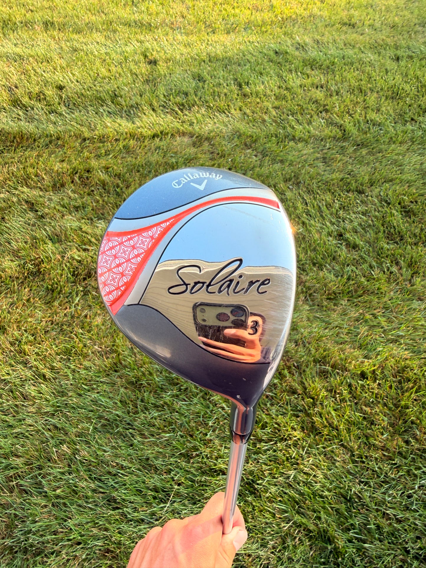 Callaway Solaire 3-Wood Stock Ladies Flex 42.25" +HC NICE