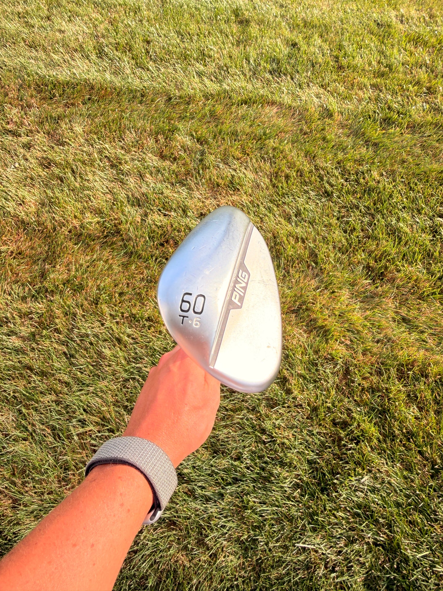 Ping s159 Chrome Lob Wedge 60°/6 Black Dot Dynamic Gold Stiff Flex 35.25" NICE