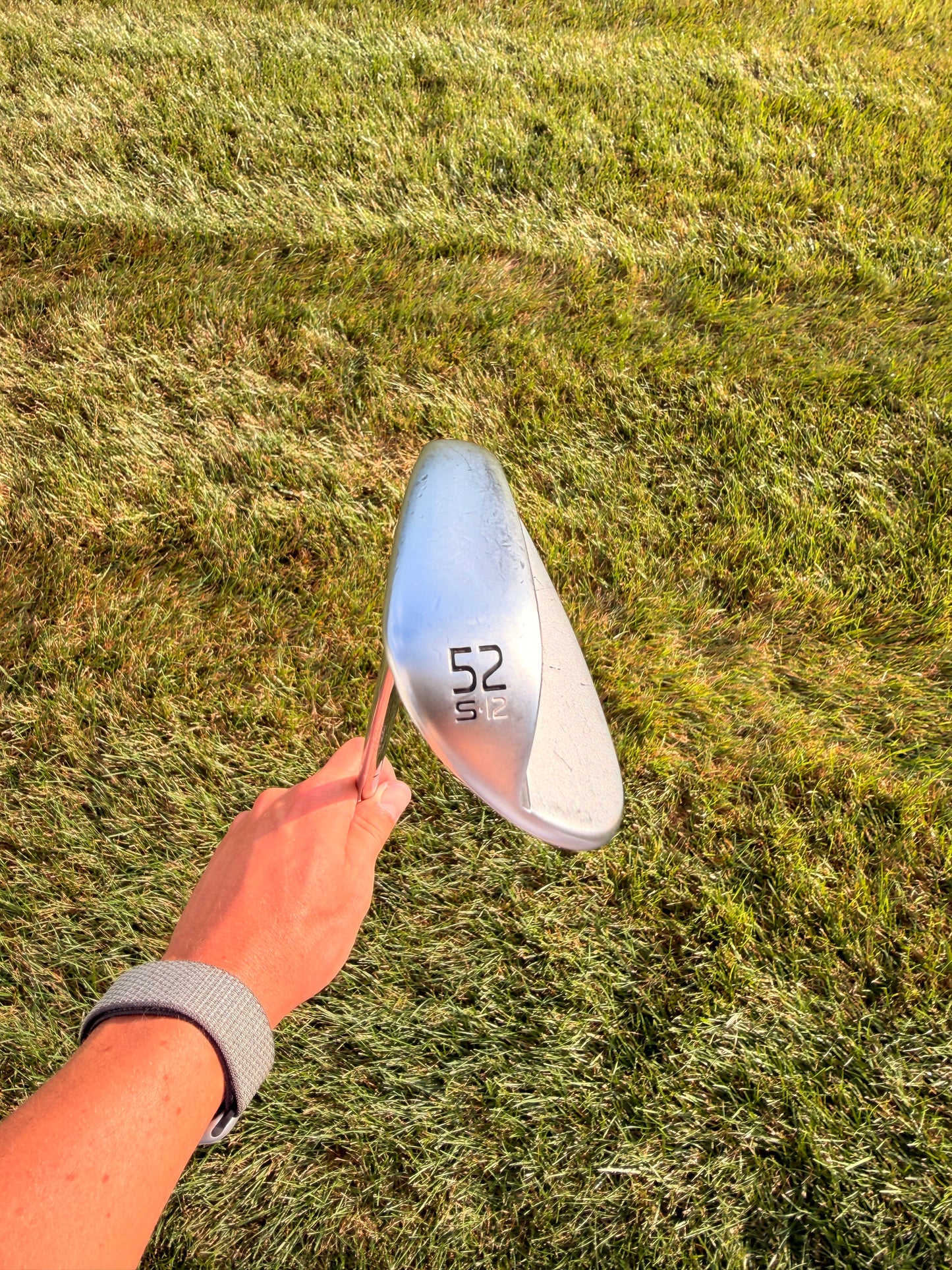 Ping s159 Chrome Gap Wedge 52°/12 Black Dot Dynamic Gold Stiff Flex 35.5" NICE