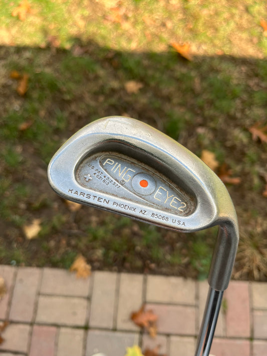 Ping Eye 2+ Plus Lob Wedge Orange Dot KT-Shaft Stiff Flex 35.25″ NICE