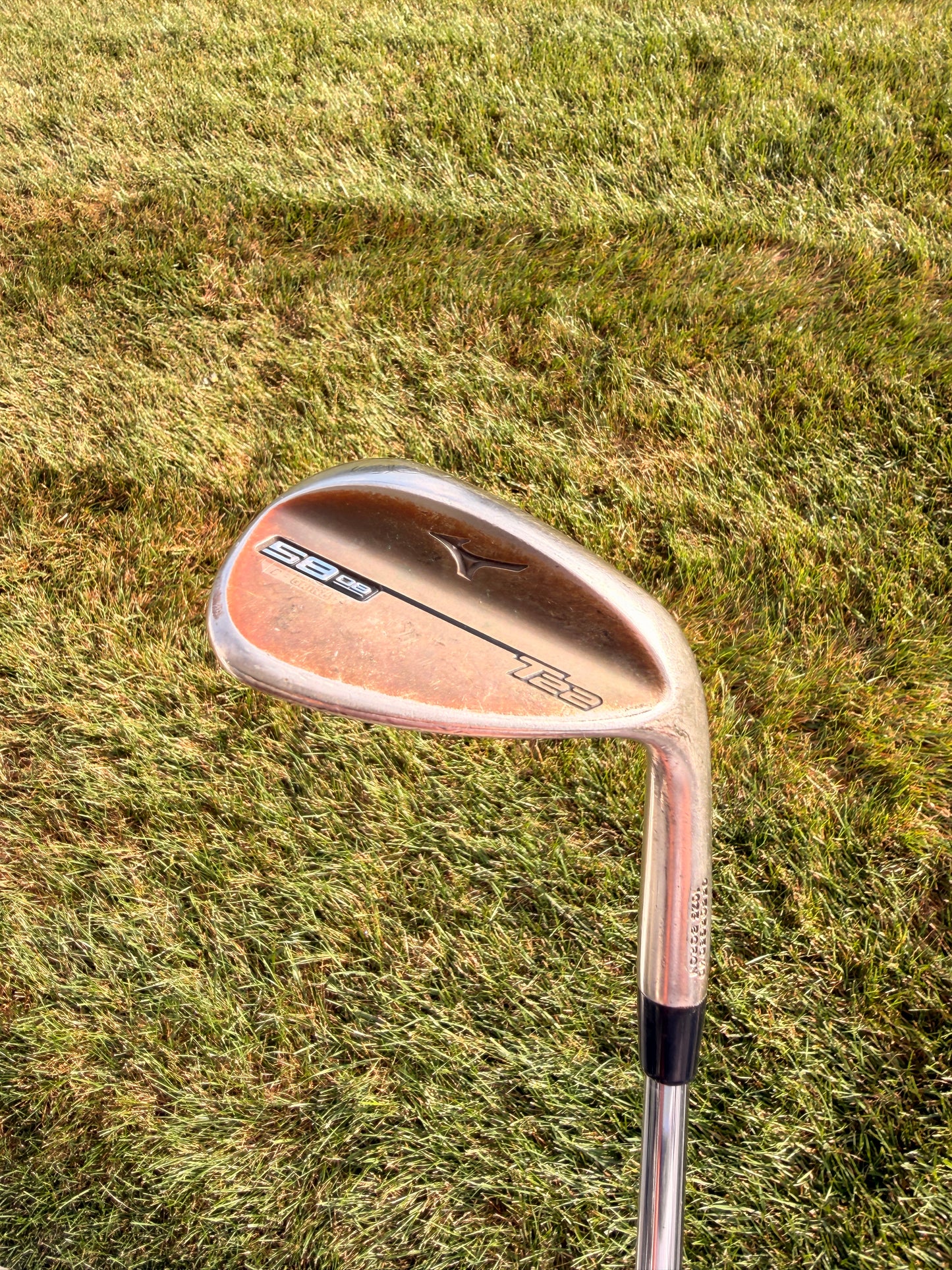 Mizuno T22 Denim Copper Lob Wedge 58° / 8 Dynamic Gold Stiff Flex 35.5" NICE