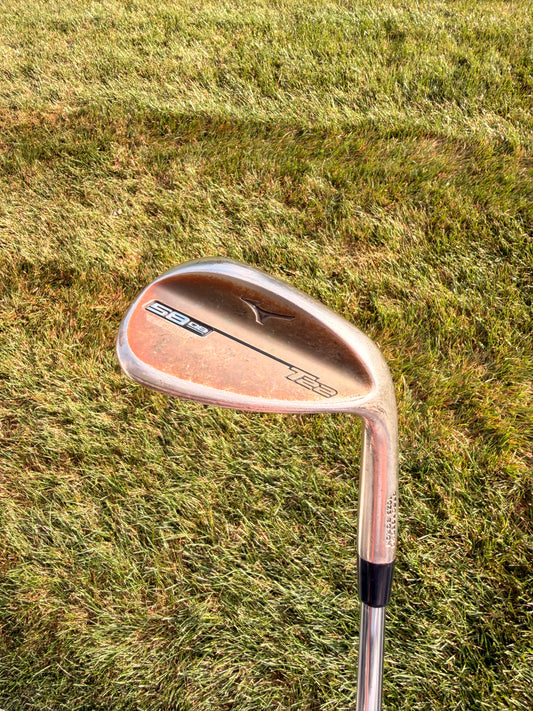 Mizuno T22 Denim Copper Lob Wedge 58° / 8 Dynamic Gold Stiff Flex 35.5" NICE