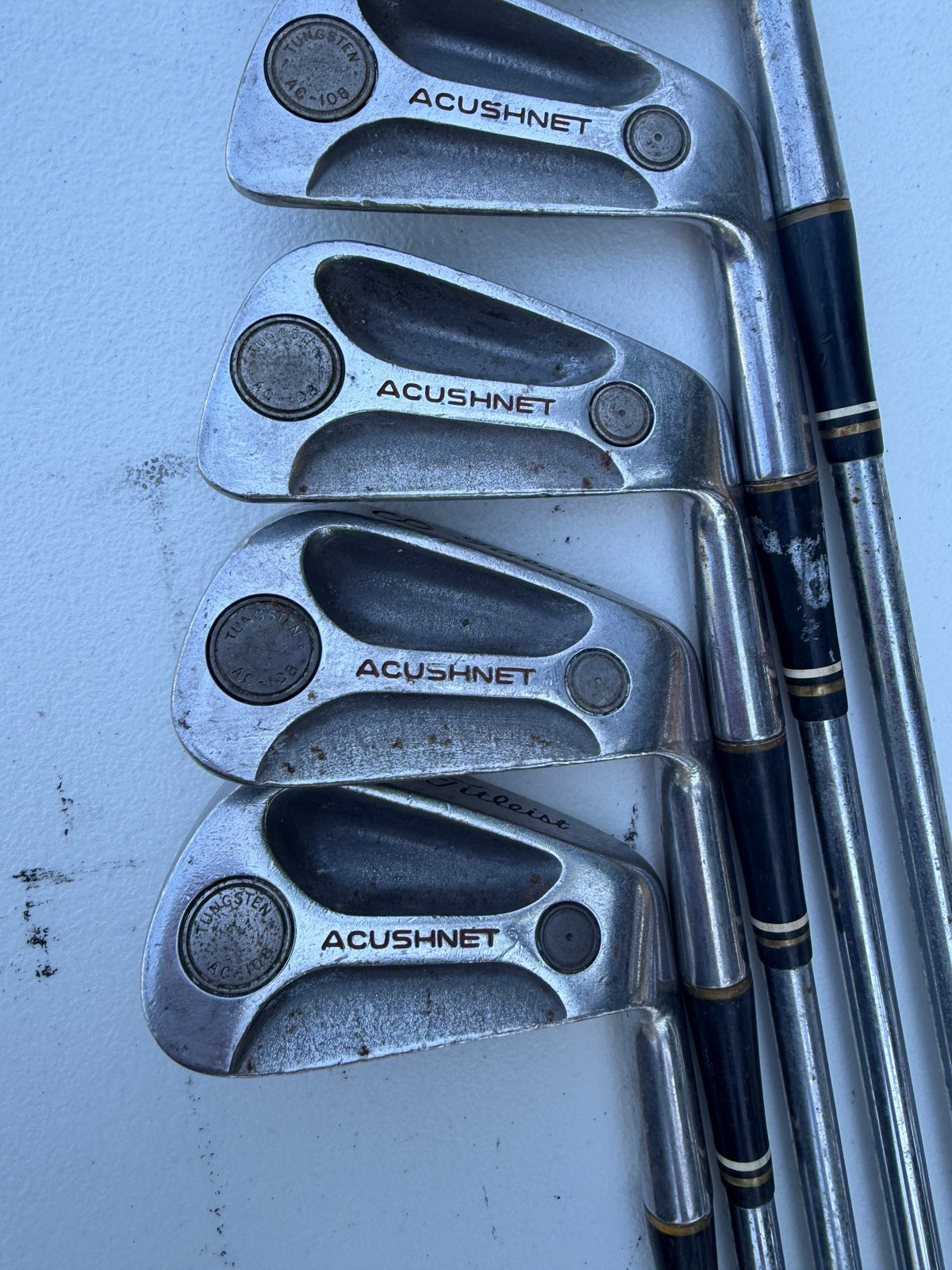 Titleist Acushnet Iron Set 4-9 (NO 7 IRON) Stiff Flex — photo 2