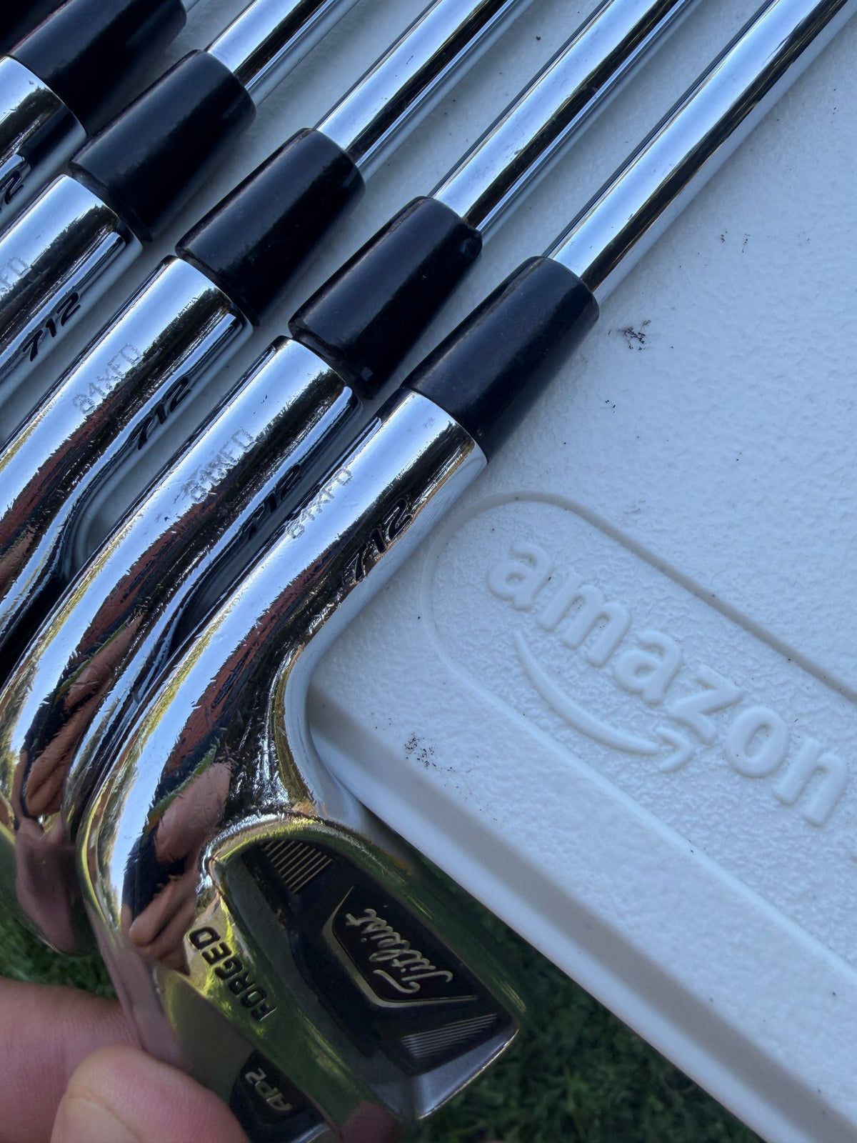 Titleist 712 AP2 Iron Set 4-PW Project X Rifle Regular Flex +1/2" NICE — photo 13