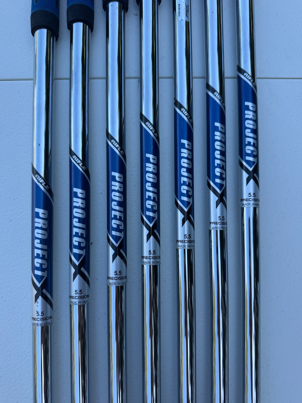 Titleist 712 AP2 Iron Set 4-PW Project X Rifle Regular Flex +1/2" NICE — photo 14