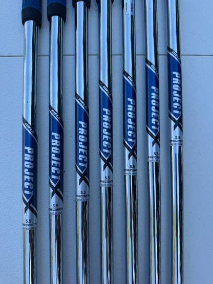 Titleist 712 AP2 Iron Set 4-PW Project X Rifle Regular Flex +1/2" NICE — photo 14